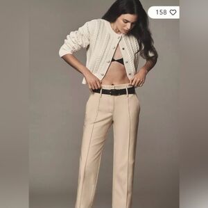 Anthropologie Maeve Clean 90s Chino Pant 10/12 Petite See Description NWTS